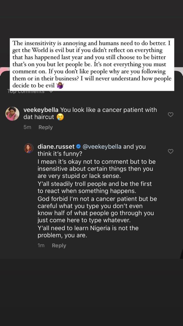 Its Not Everything You Must Comment On- Diane Russet