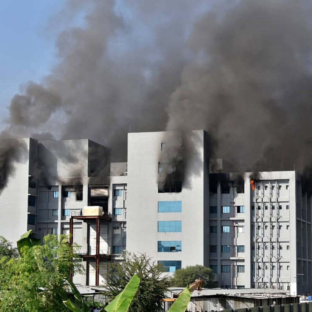 Sad Day As India's Covid-19 Vaccine Production Centre Goes In Flame