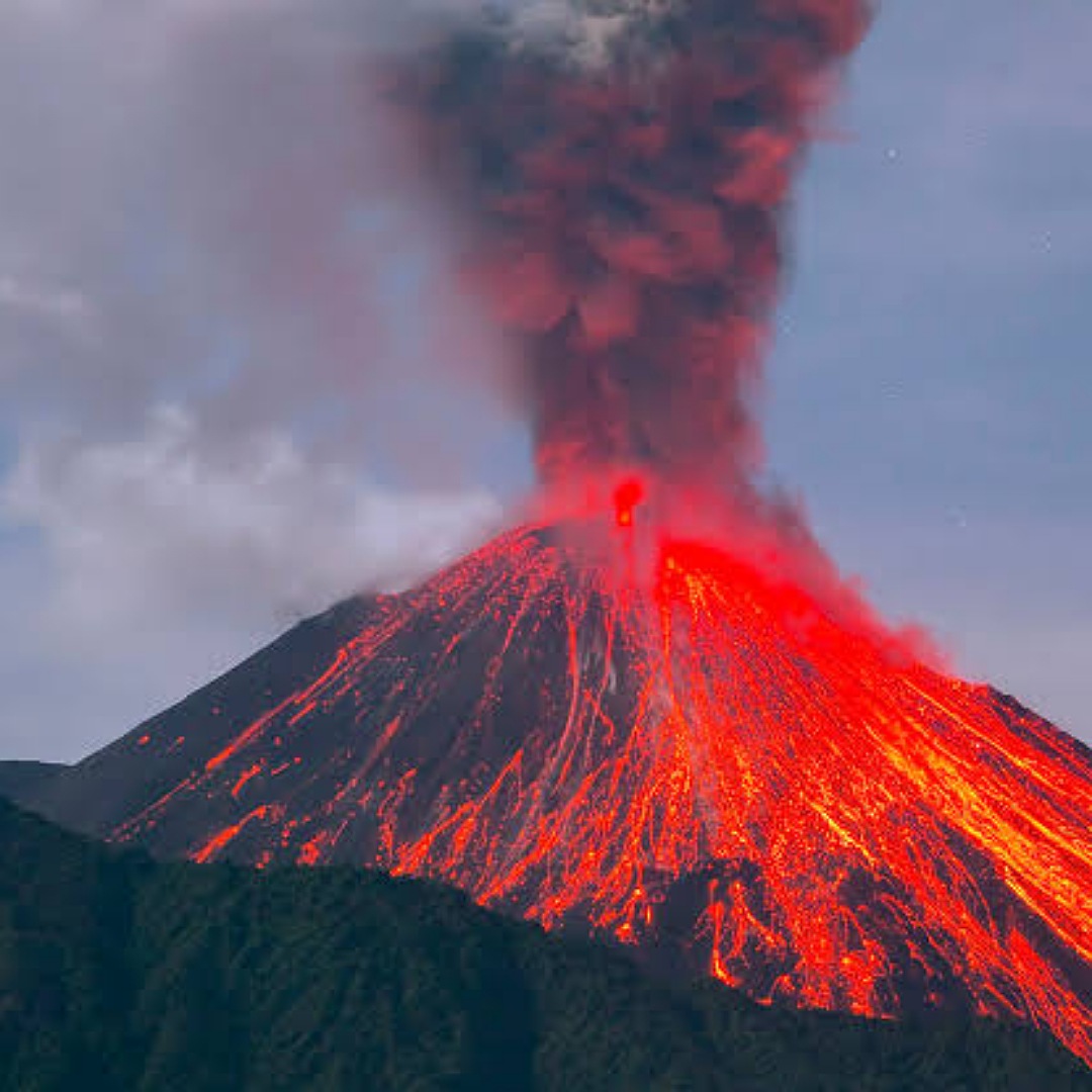 Panic As Volcano Eruption Lasted For Four Hours