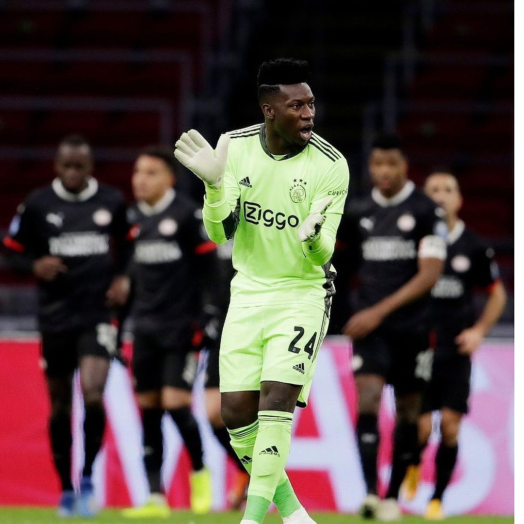 Ajax Goalkeeper, Andre Onana, Ban From Football For A Year.