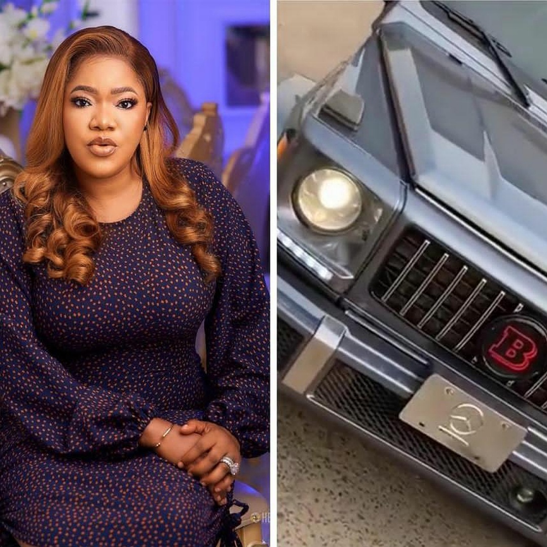 Toyin Abraham Acquires a Bank Breaking G- Wagon Brabus