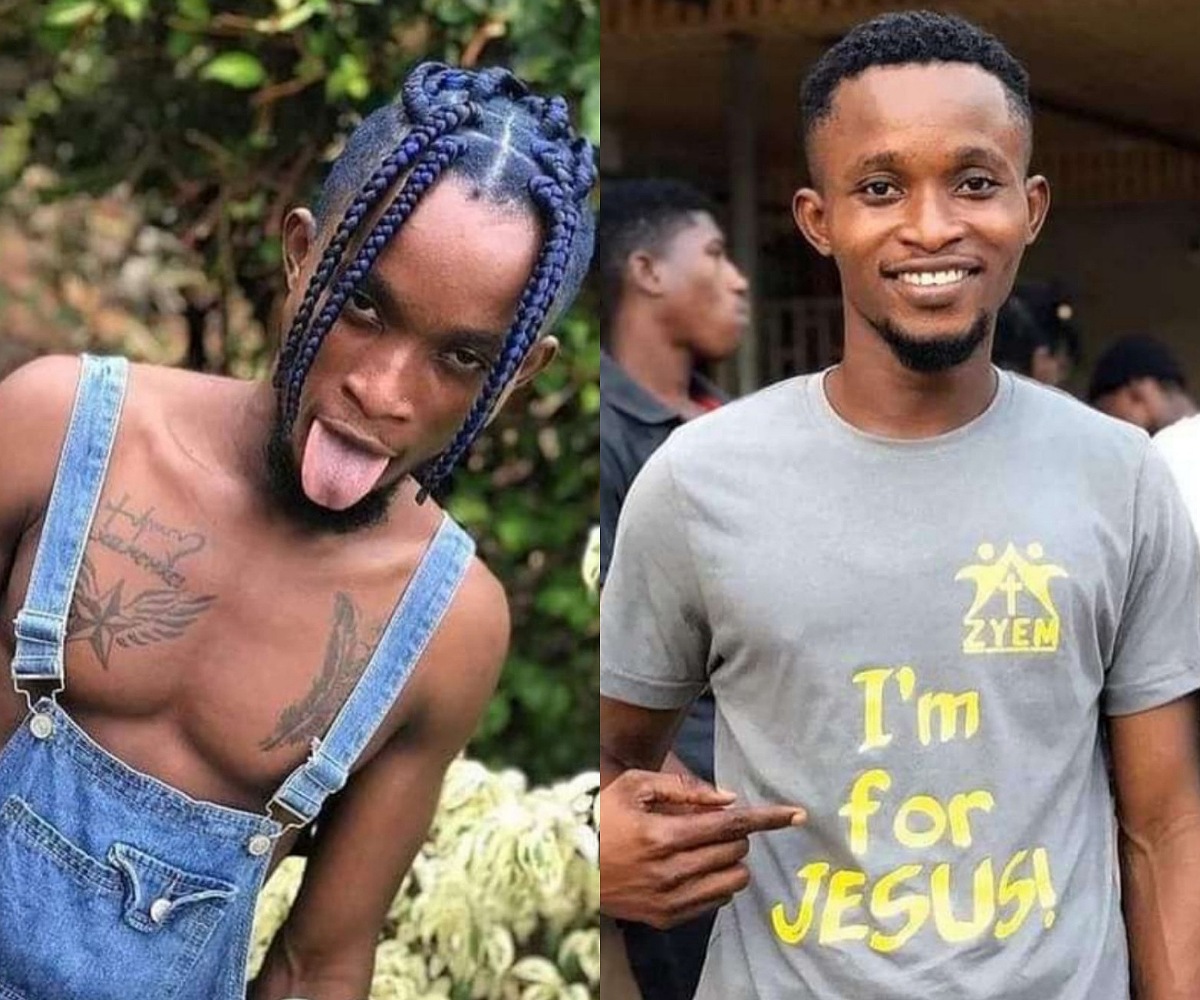 A man's transformation after he was "arrested by Christ" has gone viral on Twitter
