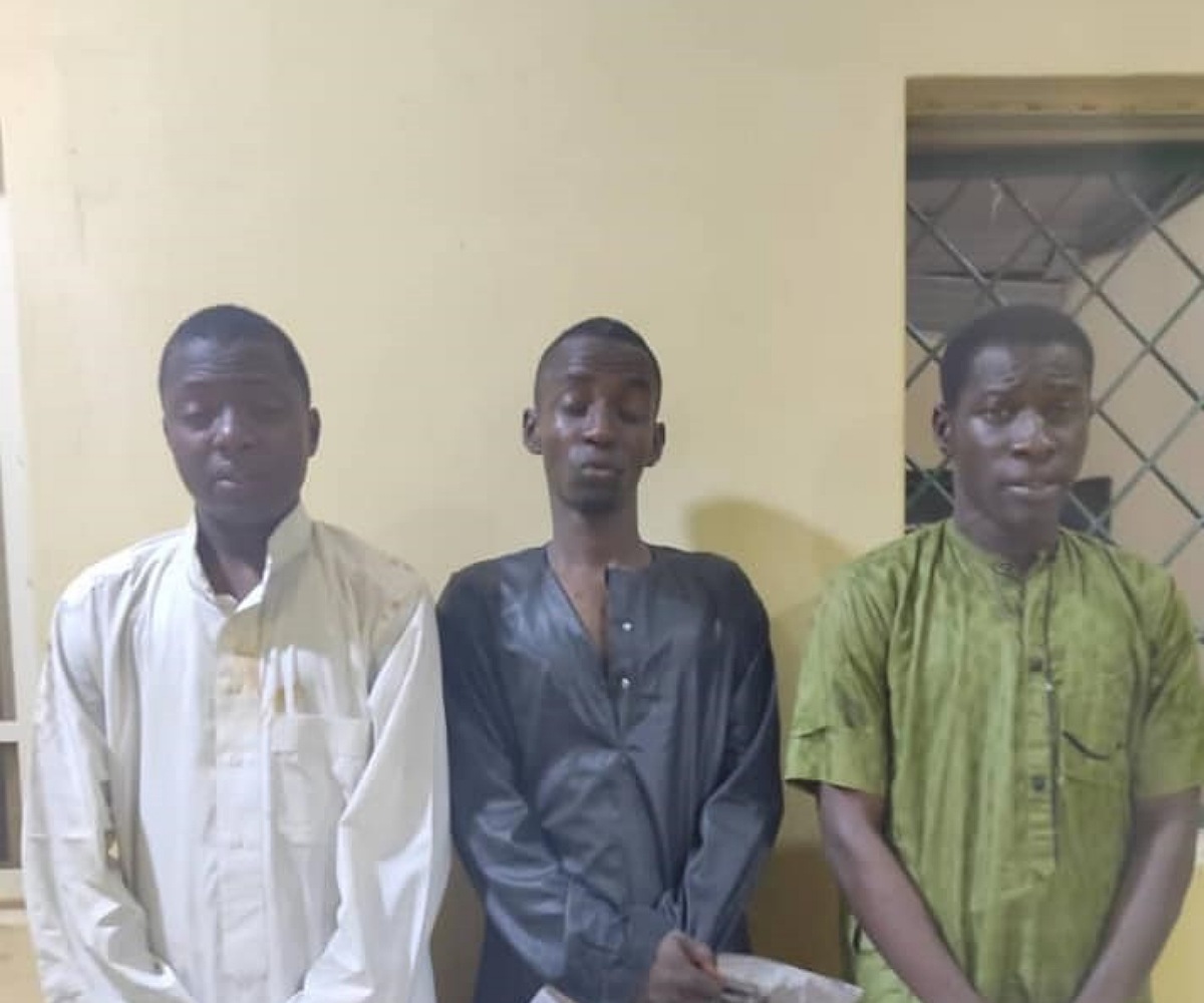 Three suspected kidnappers arrested in Kano for threatening to abduct man and family members if he fails to pay N2m