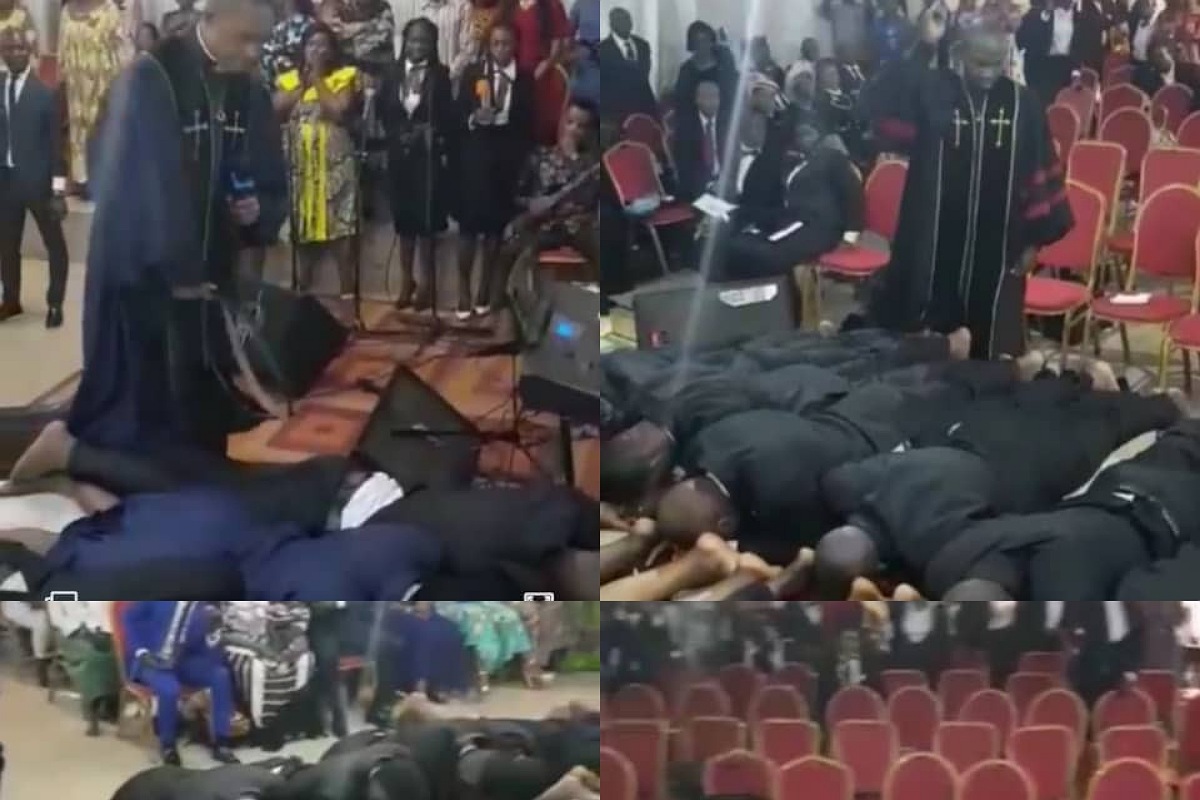 "Some preachers are agents of lucifer"- Victor Osuagwu reacts to viral video of a clergyman flogging his members on their butt